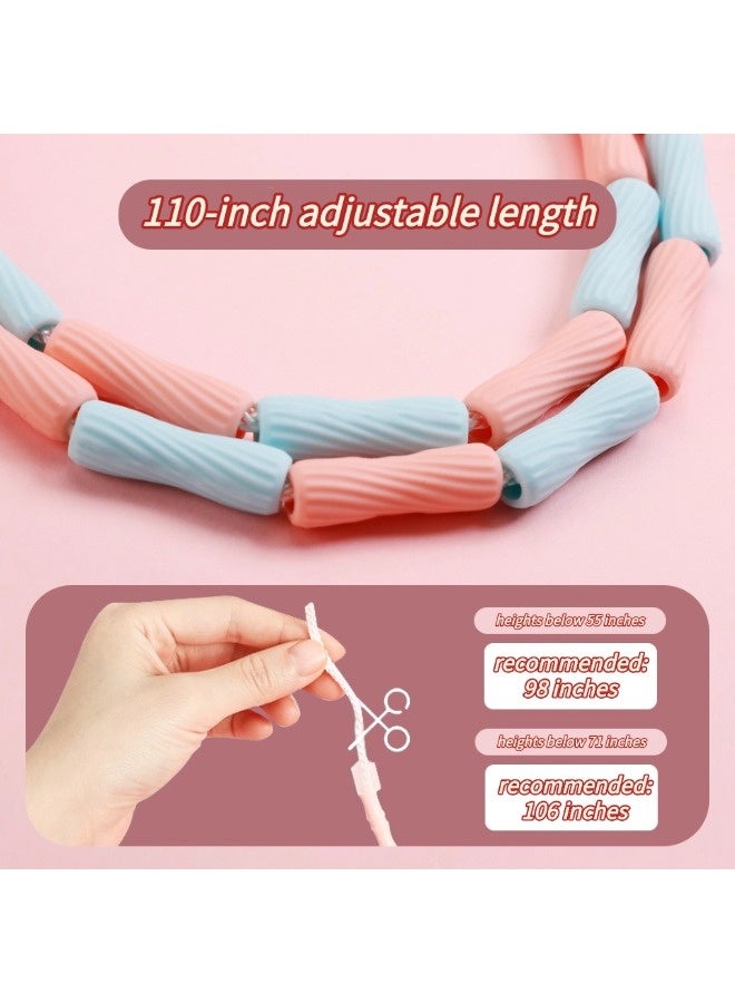 شيبشيب حبل نط للأطفال مزود بخرز ناعم، حبل قفز للبنين والبنات، مقابض غير قابلة للانزلاق، خرز آمن ناعم، حبل مقسم مضاد للتشابك، مناسب لتدريب الأطفال والحفاظ على الصحة. - Image 5