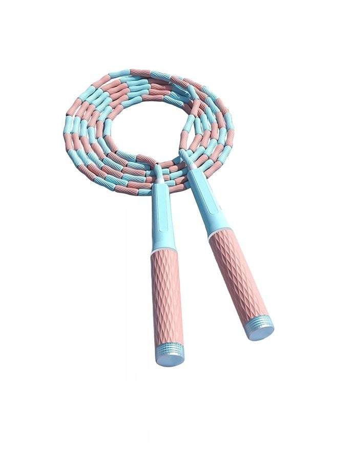 شيبشيب حبل نط للأطفال مزود بخرز ناعم، حبل قفز للبنين والبنات، مقابض غير قابلة للانزلاق، خرز آمن ناعم، حبل مقسم مضاد للتشابك، مناسب لتدريب الأطفال والحفاظ على الصحة. - Image 1