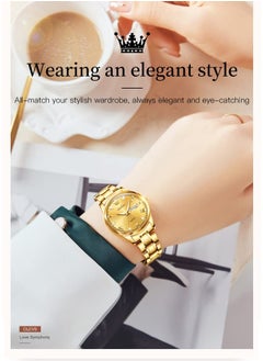 OLEVS OLEVS Automatic Women Watch Self Winding Mechanical Fashion Bracelet Set Luxury Stainless Steel Luminous Date Waterproof Ladies Wrist Watch  - Image 3