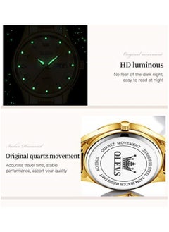 OLEVS OLEVS Automatic Women Watch Self Winding Mechanical Fashion Bracelet Set Luxury Stainless Steel Luminous Date Waterproof Ladies Wrist Watch  - Image 5