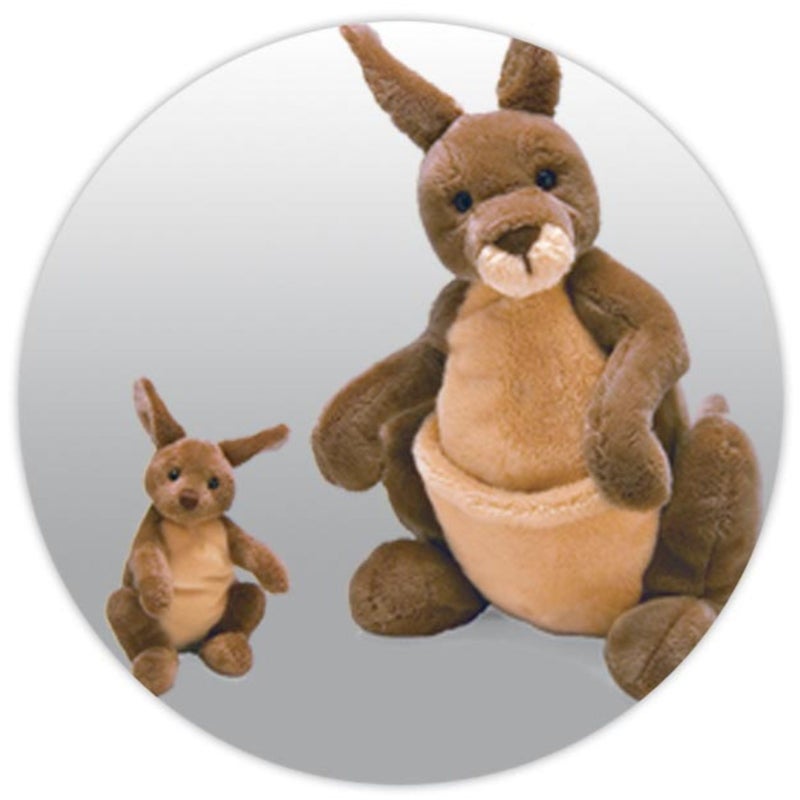 GUND Jirra Kangaroo with Removable Joey Plush, Stuffed Animal for Ages 1 and Up, Brown, 10â€ - Image 2