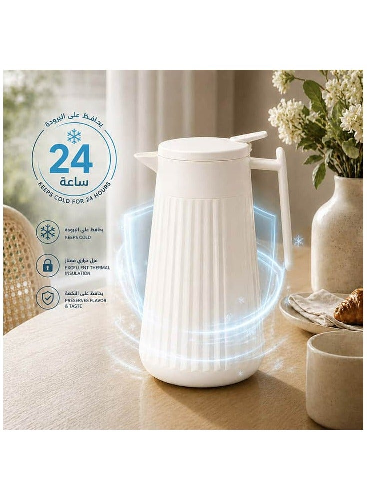 ريبون ترمس شاي وقهوة بتصميم أنيق وعزل حراري 1 لتر - RE-14-003 - Image 3