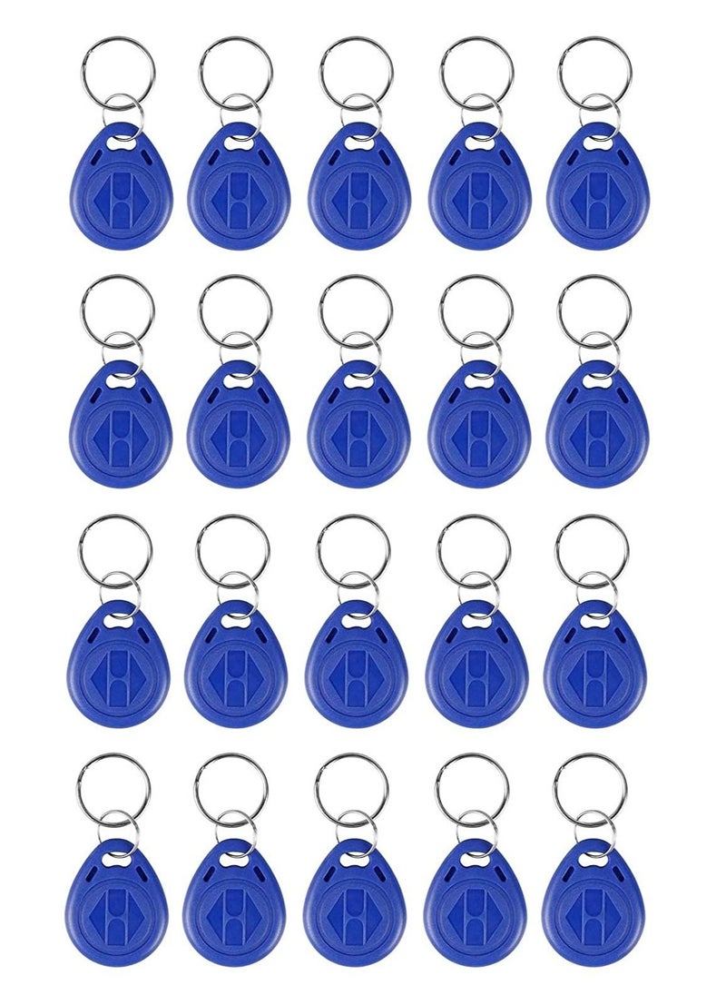 Rubik - keychain Key Ring Tags 125Khz T5567/T5577/T5557 Blank Writable RFID Tags (100 Keychains) - Image 1