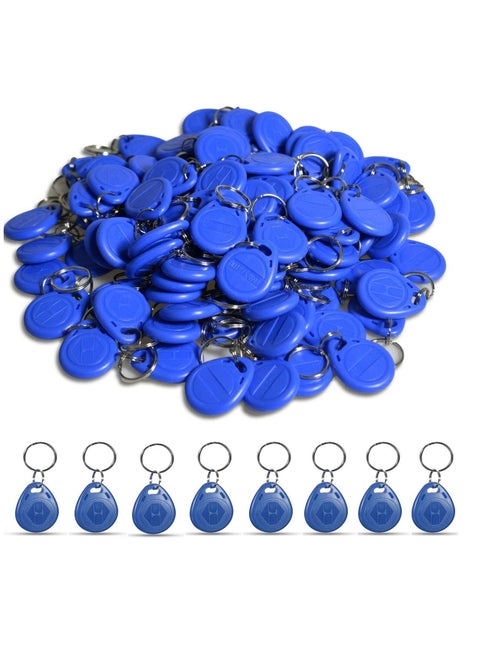 keychain Key Ring Tags 125Khz T5567/T5577/T5557 Blank Writable RFID Tags (100 Keychains)