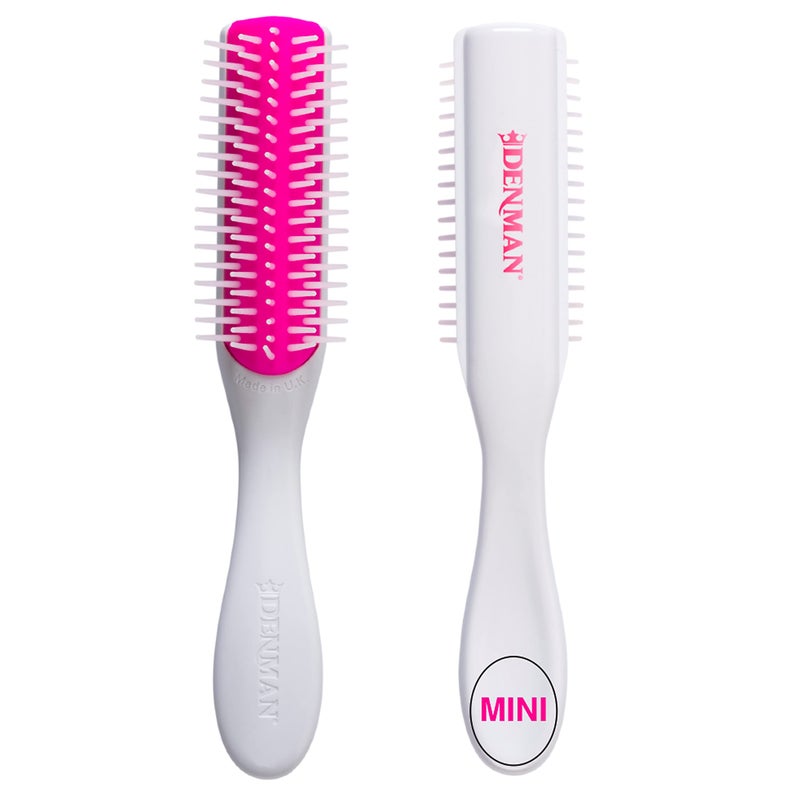 Denman Mini Curl & Blow-Dry Styling Brush â€“ Define Curls, Smooth Frizz & Style Short Hair with Precision, D14 Kyoto - Image 1