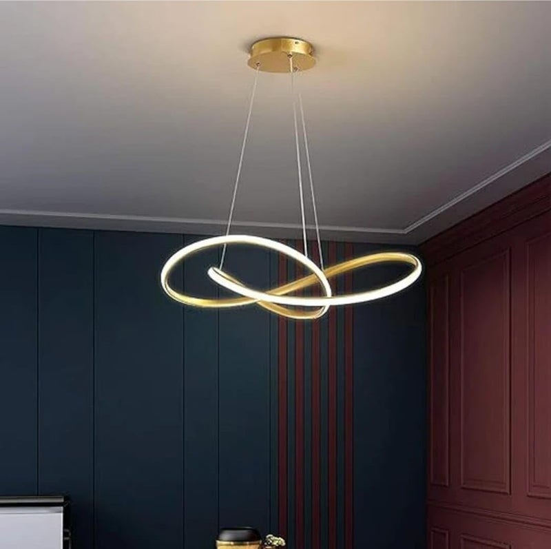 BrightLyt Premium Finish LED Chandelier Light for Living Room Ceiling, Hanging Light for Dining Table, Hanging Light for Home Decoration, Jhumar/Jhoomer for Hall Ceiling (Cool, Warm and Natural White) - Image 1