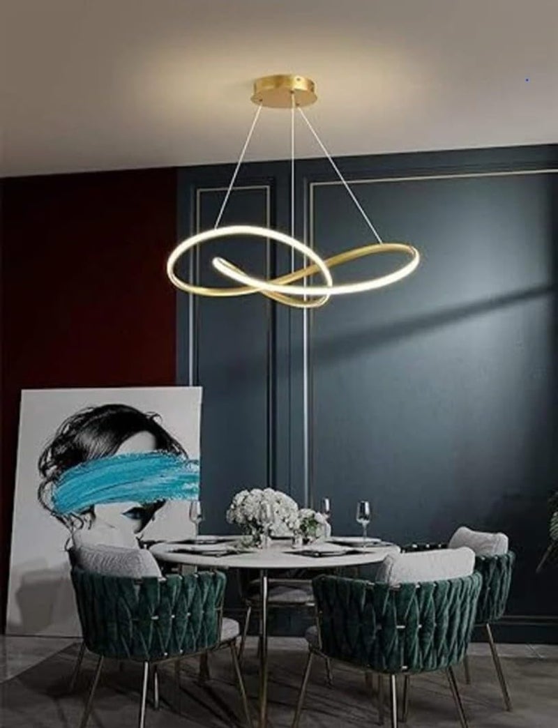 BrightLyt Premium Finish LED Chandelier Light for Living Room Ceiling, Hanging Light for Dining Table, Hanging Light for Home Decoration, Jhumar/Jhoomer for Hall Ceiling (Cool, Warm and Natural White) - Image 4