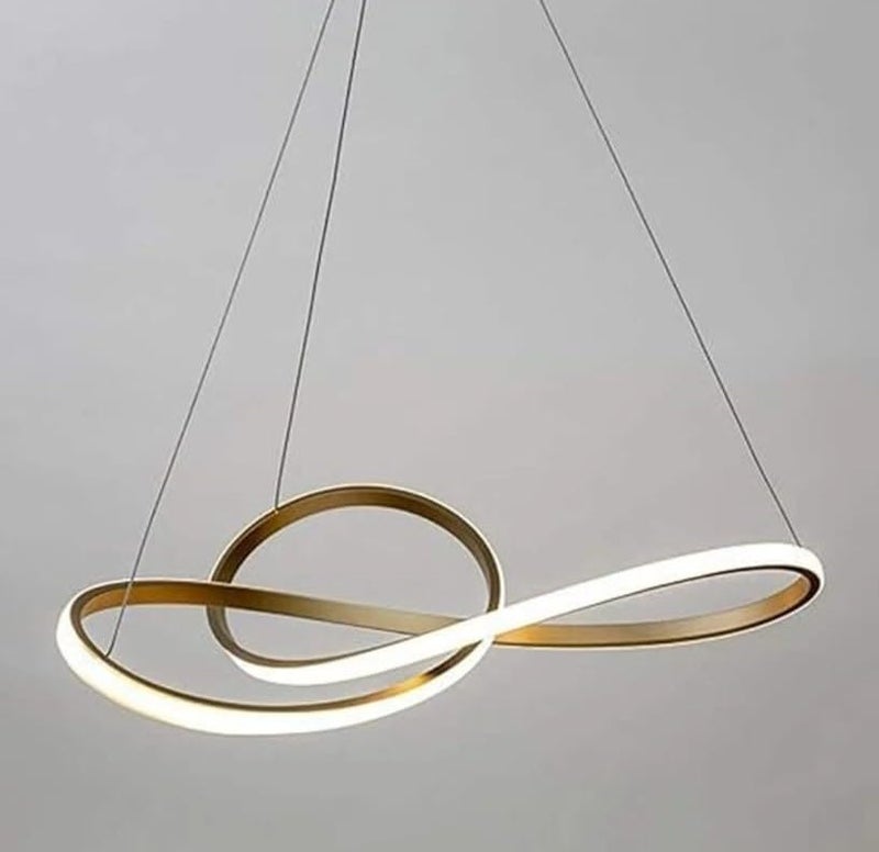 BrightLyt Premium Finish LED Chandelier Light for Living Room Ceiling, Hanging Light for Dining Table, Hanging Light for Home Decoration, Jhumar/Jhoomer for Hall Ceiling (Cool, Warm and Natural White) - Image 3