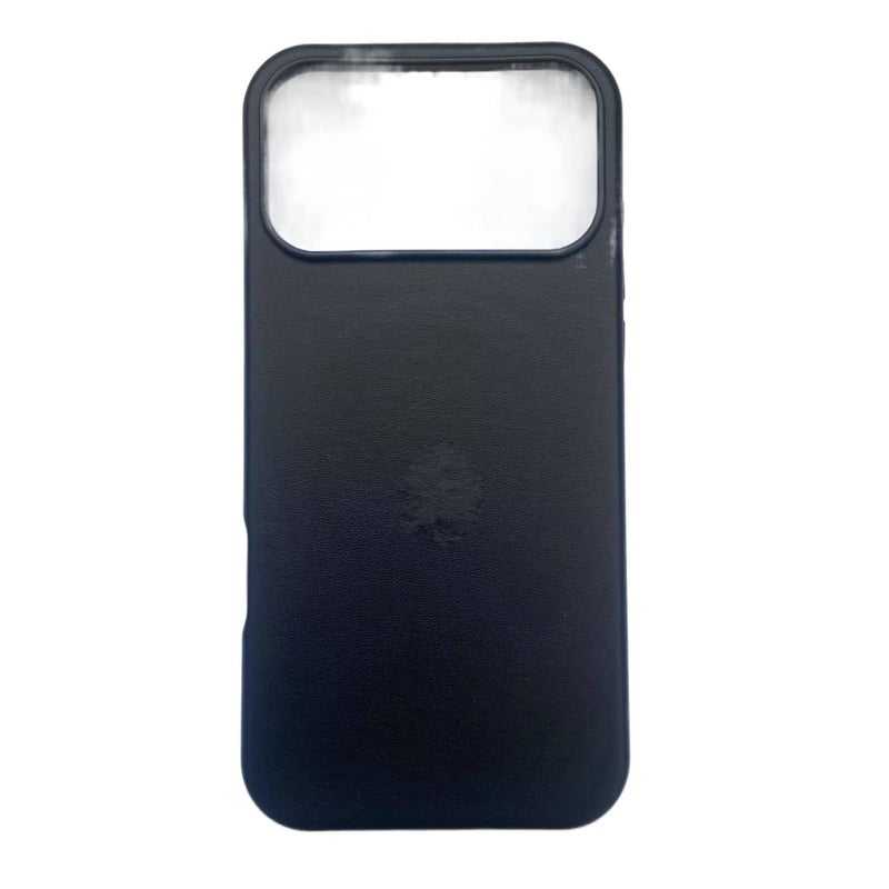 MagSafe iPhone 17 Scratch Resistant Leather Protective Texture Case for 17 Air 17 Pro 17 Pro Max with Anti Slip Grip in Black - Image 1