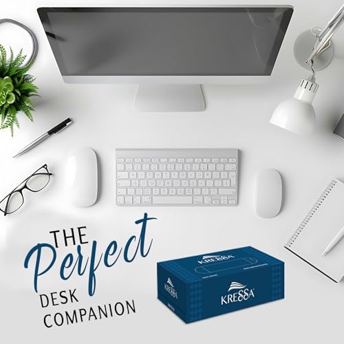 Kressa 2 Ply Facial Tissue, Compact face Tissue Box, 100 Pulls Per Box, 100% Natural Virgin Paper, Ultra Soft, (Pack Of 10) - Image 5