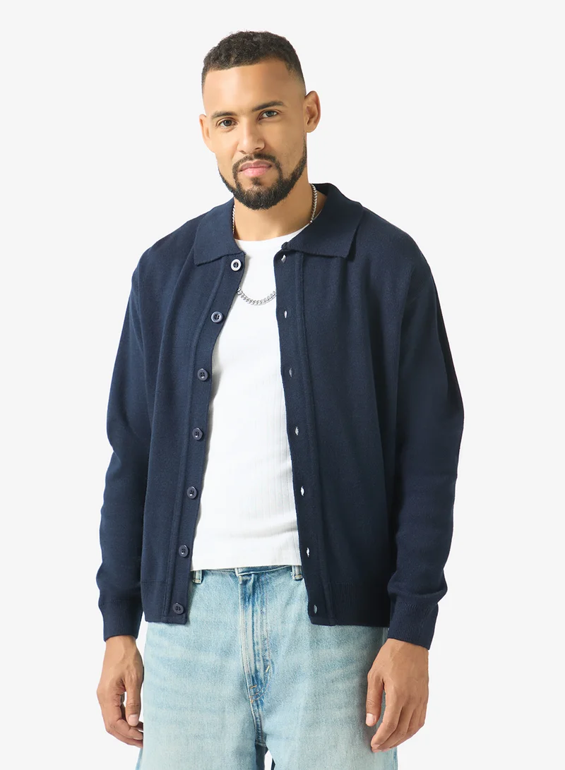 Seventy Five Casual Buttoned Cardigan