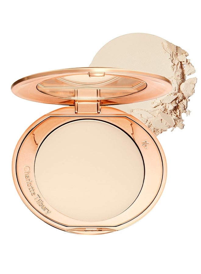Charlotte Tilbury Airbrush Flawless Finish Powder, Long-Lasting Matte Finish - 1 Fair - Image 1