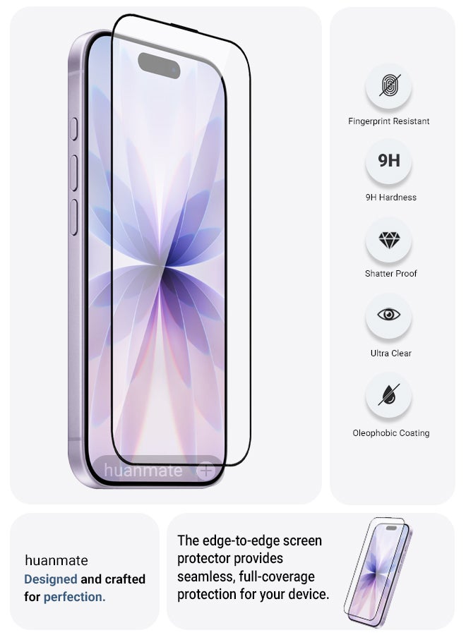 2 in 1 Apple iPhone 17 Protection Pack - Ultra Clear Shockproof Case & Edge-to-Edge Screen Protector, 360 Degree Protection, Back Cover & Screen Protector for Apple iPhone 17 - view 4