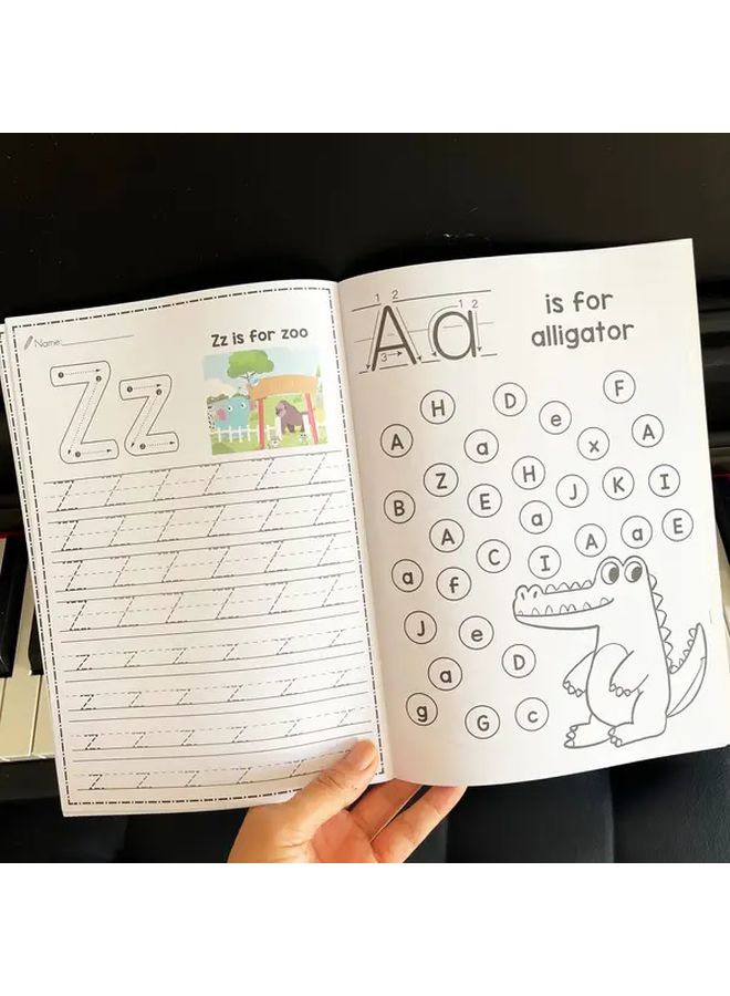 Letter Tracing Book Alphabet Writing Pen Control Practice Preschool Kindergarten Learning Activities - Image 4