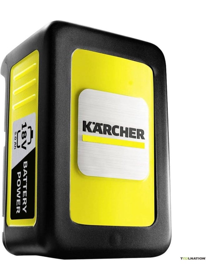 KARCHER Battery Power 18/50 – 18V 5.0Ah Lithium-Ion Rechargeable Battery for Karcher Cordless Devices Black/Yellow - Image 3