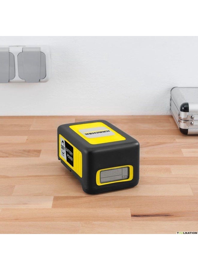 KARCHER Battery Power 18/50 – 18V 5.0Ah Lithium-Ion Rechargeable Battery for Karcher Cordless Devices Black/Yellow - Image 5