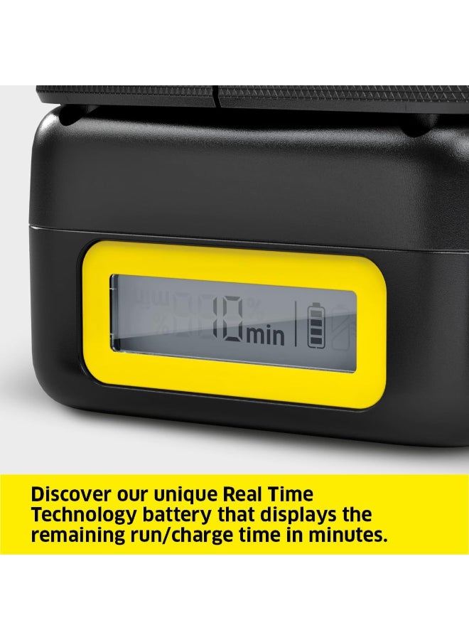 KARCHER Battery Power 18/50 – 18V 5.0Ah Lithium-Ion Rechargeable Battery for Karcher Cordless Devices Black/Yellow - Image 2