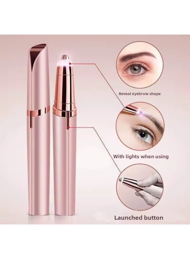 Electric Eyebrow Trimmer Women's Automatic Hair Removal Beauty Grooming Device Shaver Depilatory Tool - Image 4