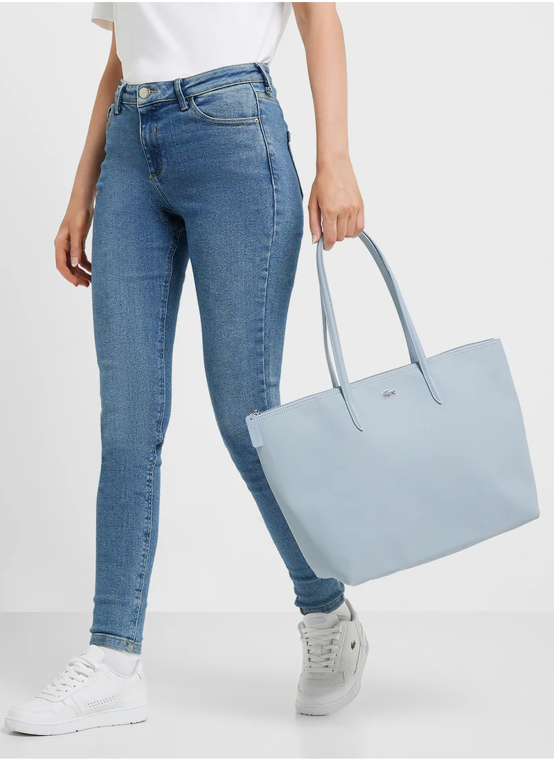 LACOSTE Essentials Top Handle Zip Over Tote
