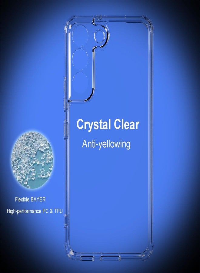 TENOC Phone Case Compatible with Samsung Galaxy S22 5G 6.1-Inch, Crystal Clear Ultra Slim Cases Soft TPU Bumper Protective Cover - Image 4