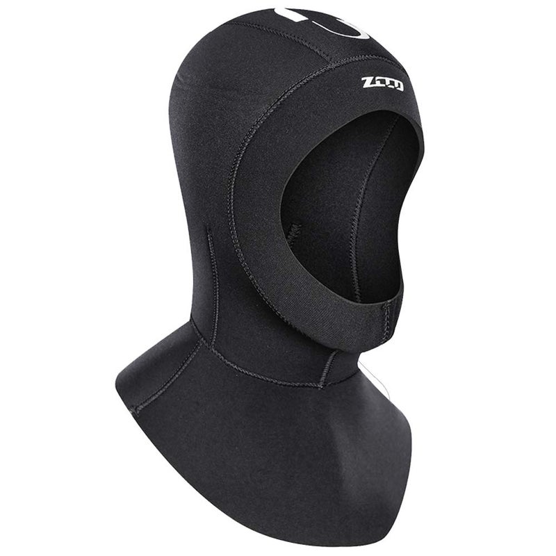 Skyone Neoprene Wetsuit Hood Scuba Diving Hood 3MM 5MM for Men Women Youth, Bib Dive Cap Surfing Thermal Hood for Kayaking Snorkeling Swimming Sailing Canoeing Water Sports (3mm Black New, M) - Image 3