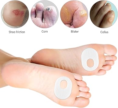 Aster 30 Pack Corn Pads for Bottom of Foot Soft Felt Oval Shape Callus Cushion Adhesive Foot Callus Pads for Men and Women Self Stick Callus Corn Pad to Relief Pain from Calluses Corns Blisters - Image 5