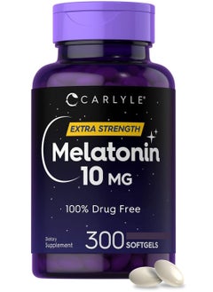 CARLYLE Extra Strength Melatonin 10mg, 300 Softgels  - Image 1