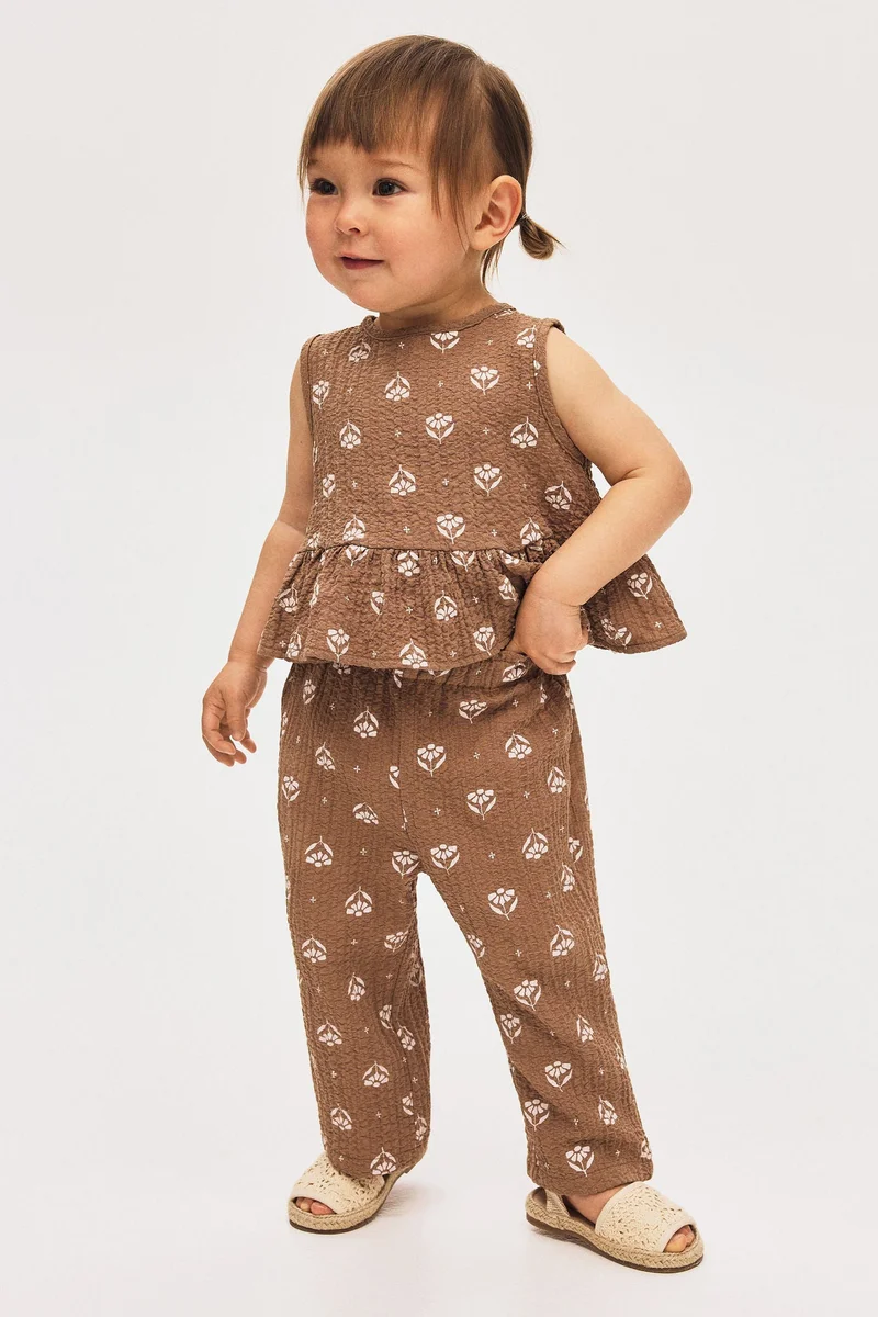 H&M 2-piece top and trousers set