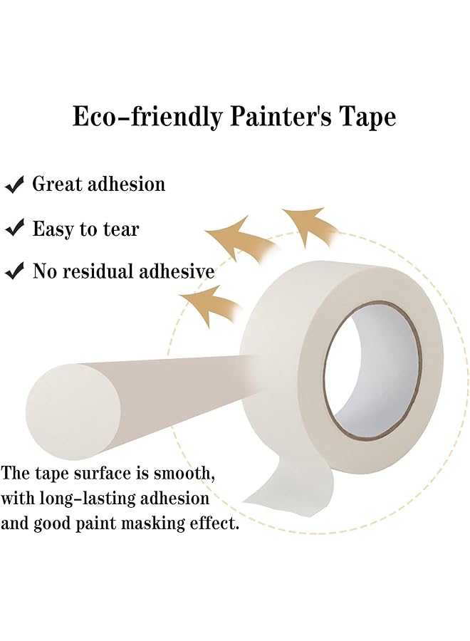 erorex Premium Masking Tape 6 Roll 2 Inch  - Image 3