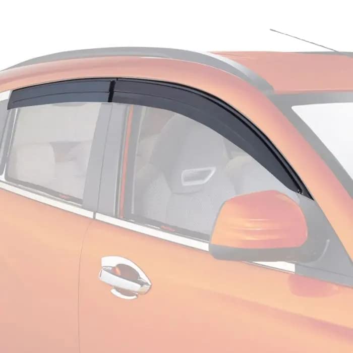 ModifyStyle Unbreakable Door Visor/Wind Deflector/Rain Guard Compatible for Honda Jazz (2015 to Present) Type-2 & 3 (set of 4pc) - Image 2