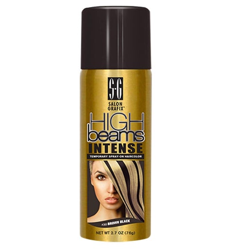 High Beams Intense Temporary SprayOn Hair Color  Brown Black 27 oz 3 pack by High Beams