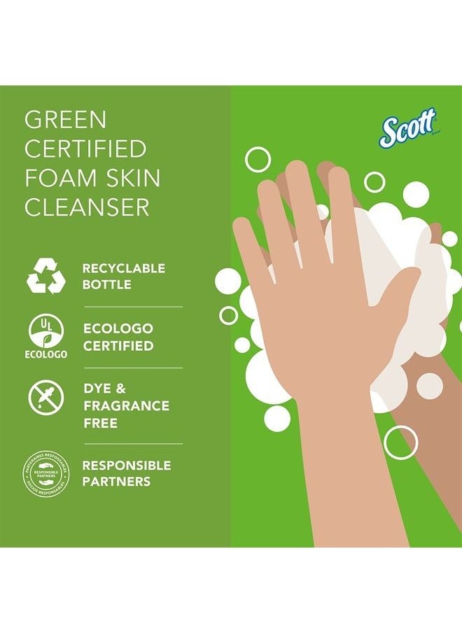 Scott - ® Green Certified Foam Hand Soap (11285), 1.5 L Clear, Unscented Under-Counter Hand Soap Refills for Scott® Slimline and KCP Counter-Mount Dispensers , Ecologo, NSF E-1 Rated (2 Bottles/Case) - Image 1