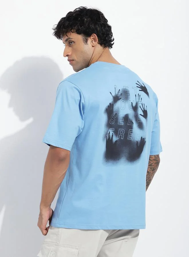 Difference of Opinion Men Oversized Short Sleeve Printed T-Shirt