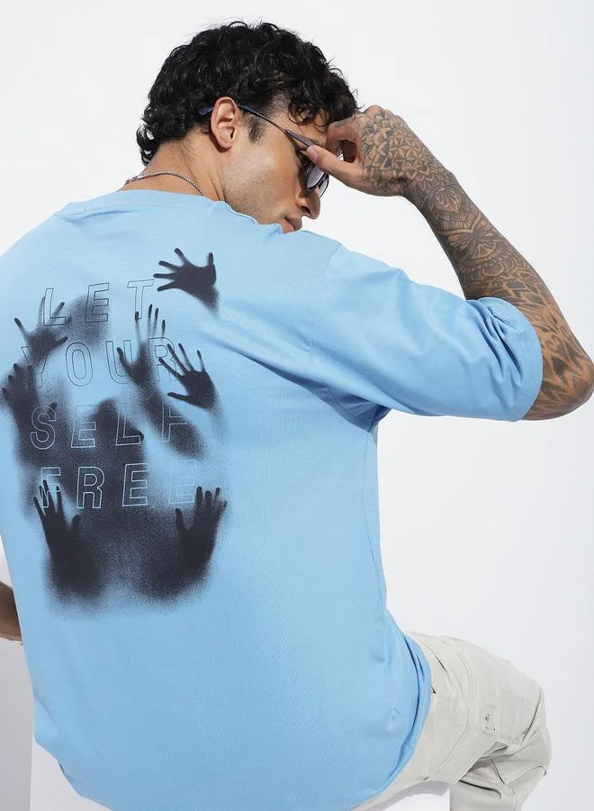 Difference of Opinion Men Oversized Short Sleeve Printed T-Shirt