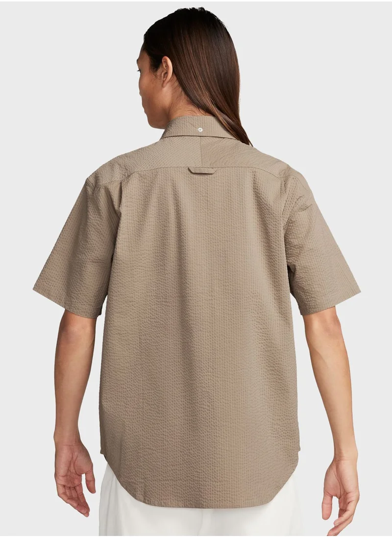 Nike Seersukr Button Down Shirt