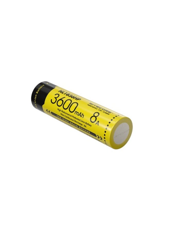 Nitecore - Rechargeable Battery - 3600mah - NL1836HP - Image 2