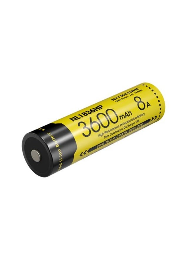 Nitecore - Rechargeable Battery - 3600mah - NL1836HP - Image 1