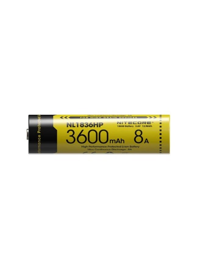 Nitecore - Rechargeable Battery - 3600mah - NL1836HP - Image 3