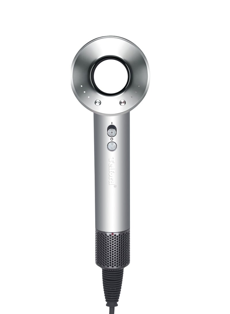 TELFORD Cyclone hair Dryer Auto Ionic  with 2 Magnetic Concentrator Nozzles 1600 Watts Low noise motor - Image 1