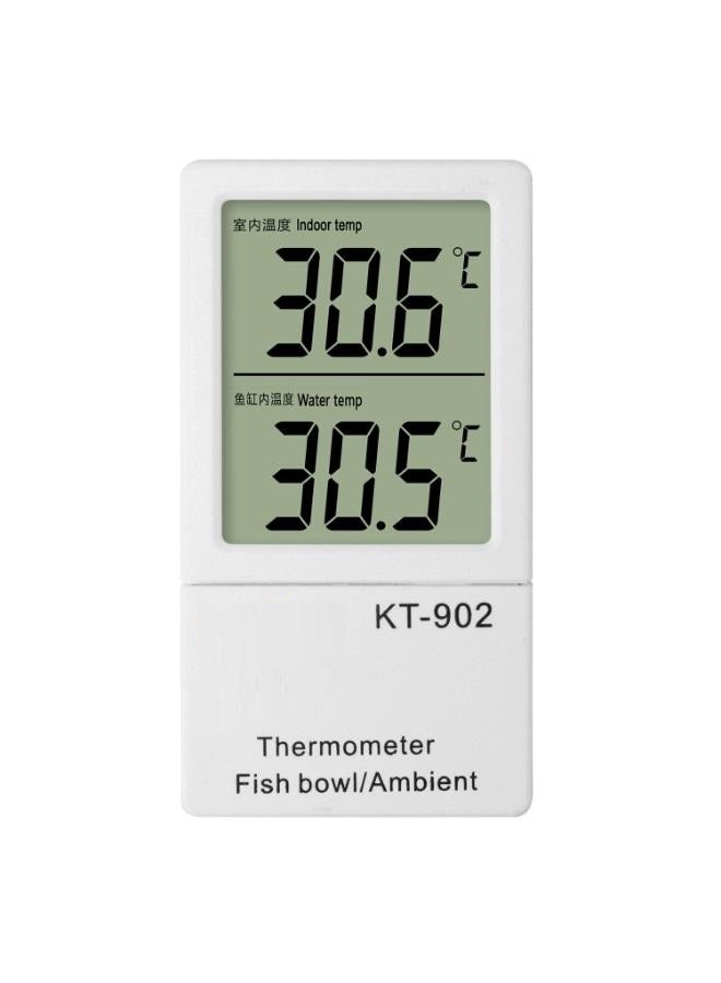 B&K 2 في 1 ميزان حرارة رقمي لحوض السمك والبيئة المحيطة مع شاشة LCD كبيرة - Image 1