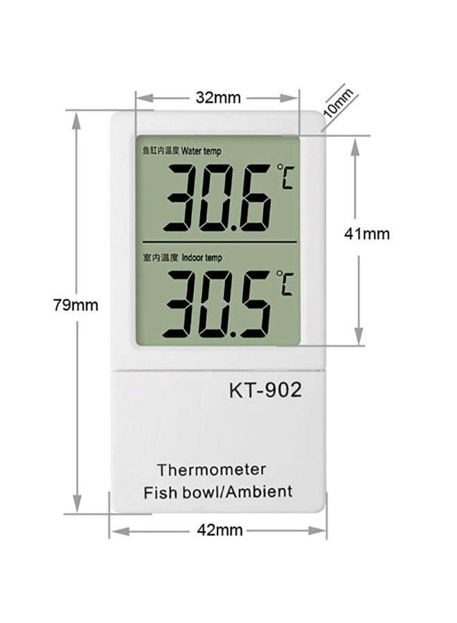 B&K 2 في 1 ميزان حرارة رقمي لحوض السمك والبيئة المحيطة مع شاشة LCD كبيرة - Image 2