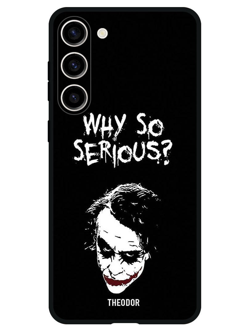 Theodor Protective Case Anti Scratch Shock Proof Bumper Cover For Samsung Galaxy S23 FE Why So Serious - Image 1