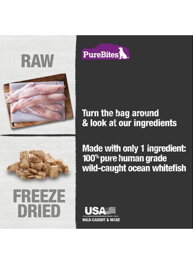 PureBites Whitefish Freeze Dried Dog Treats, 1 Ingredient, Made in USA, 7oz - Image 5