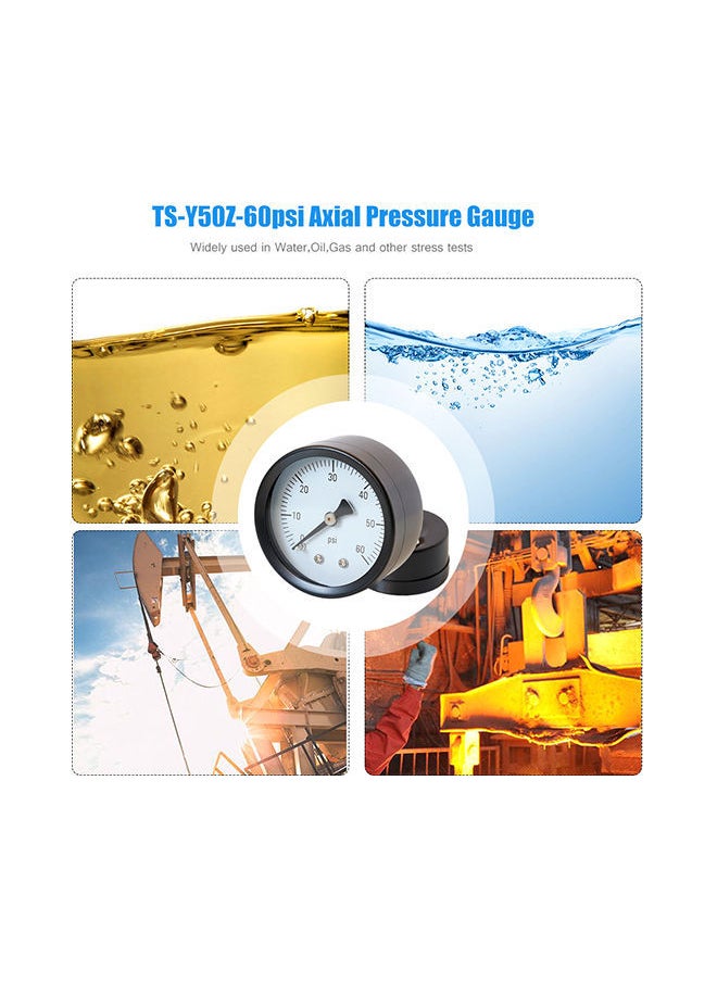 NIBEMINENT - High Quality Oil Water Pressure Measuring Tool Black 7.00x7.00x7.00centimeter - Image 1