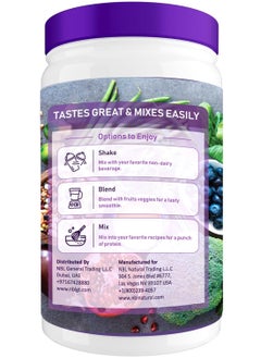NBL Natural Plant Based Organic Protein Powder, Vegan, Non-Dairy, Gluten Free, Lactose Free, No Sugar Added, Mango, 2.2 lb, 25 Servings  - Image 3