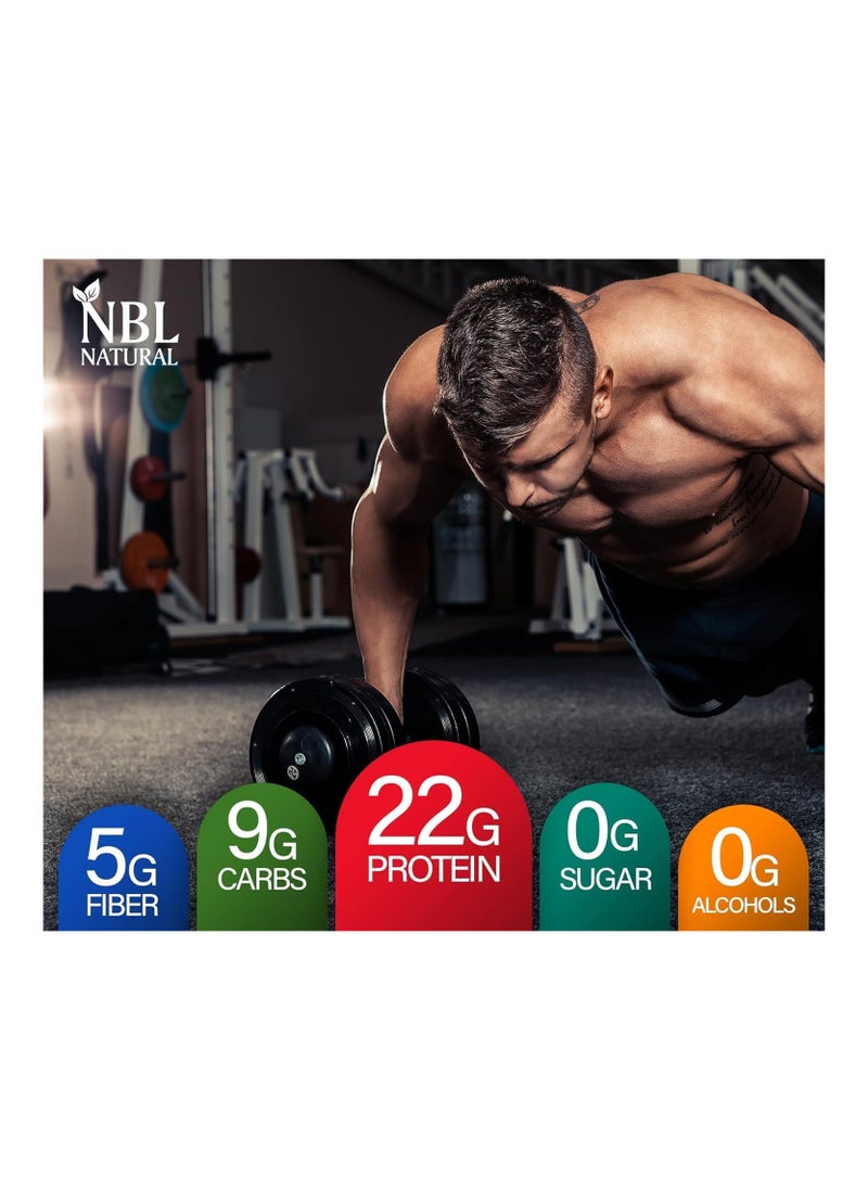 NBL Natural Plant Based Organic Protein Powder, Vegan, Non-Dairy, Gluten Free, Lactose Free, No Sugar Added, Mango, 2.2 lb, 25 Servings  - Image 4