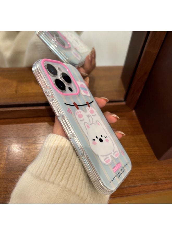 NIBEMINENT Protective TPU Case Cover For iPhone 17, Pink Adorable West Highland - Image 3