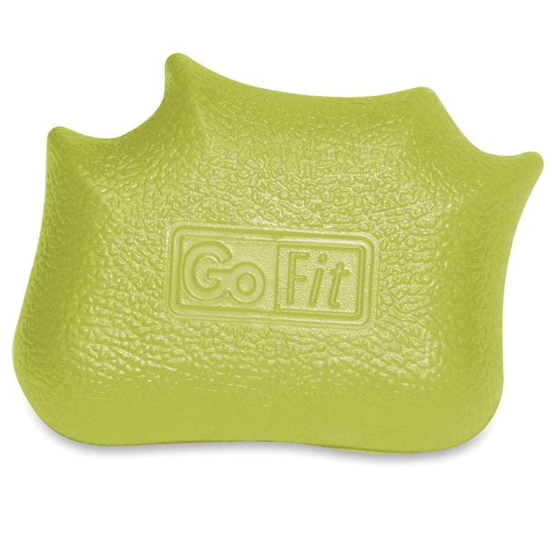 GoFit Strengthening Gel Hand Grip - Medium Resistance, Green - Image 3