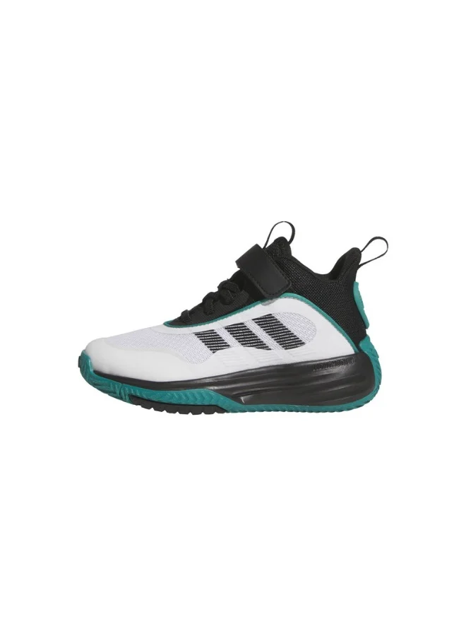 Adidas Adidas Ownthegame 3.0 K White Basketball Shoes For Kids 10K