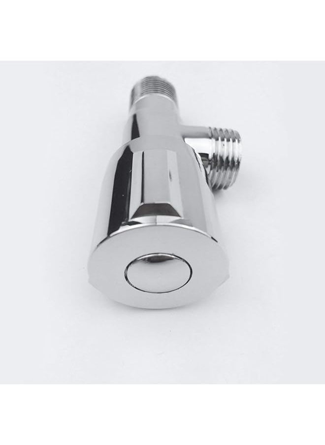Decdeal - G1 2 Triangle Valve Copper Water Sink Bathroom Toilet Kitchen Shower Plumbing Angle Valve Faucet Water Valve Shut Off Quick Opening Water Stop Valve - Image 1
